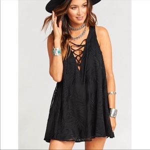 Show Me Your Mumu Black Rancho Mirage Black Dress